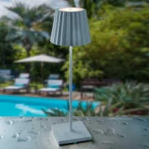 Sompex Troll 2.0 LED buiten tafellamp | oplaadbaar (accu) | Aluminium | Dimbaar | groen | waterdicht IP54