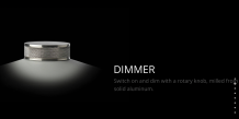 Newdes Turn LED buiten tafellamp (by Sompex)| oplaadbaar (accu) | Aluminium | Dimbaar | wit - aluminium | waterdicht IP54