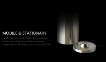 Newdes Turn LED buiten tafellamp (by Sompex)| oplaadbaar (accu) | Aluminium | Dimbaar | wit - aluminium | waterdicht IP54