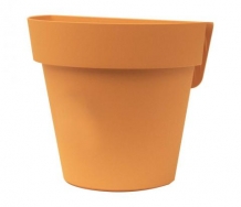 Buiten balkonbloempot UP 25x18xH23 cm Apricot Euro3Plast